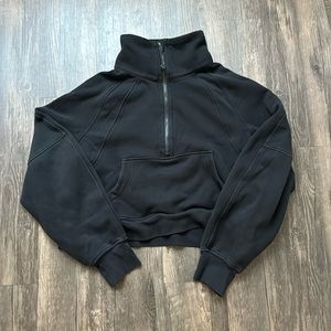 Lululemon Scuba Cropped Quarter Zip